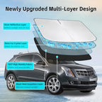 Windshield Sun Shade for Cadillac SRX 2010-2016 Sunshade - Image 3