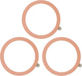 TENOC Universal Metal Ring Sticker, 3Pcs, Rose Gold | Compatible with iPhone/Samsung/Android Cellphones, Magnetic Phone Charger/Mount/Holder Conversion by TENOC