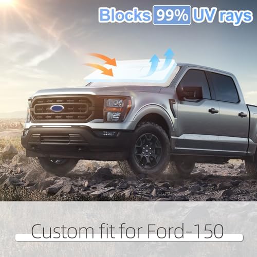 for Ford F150 F-150 F250 F350 F450 2015-2020 Sun Shade - Image 5