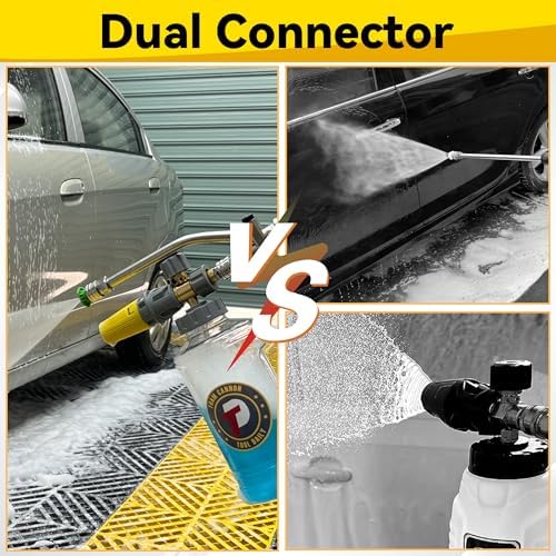 Tool Daily Foam Cannon with Pressure Washer Gun, Dual Connector Accessory - Image 2