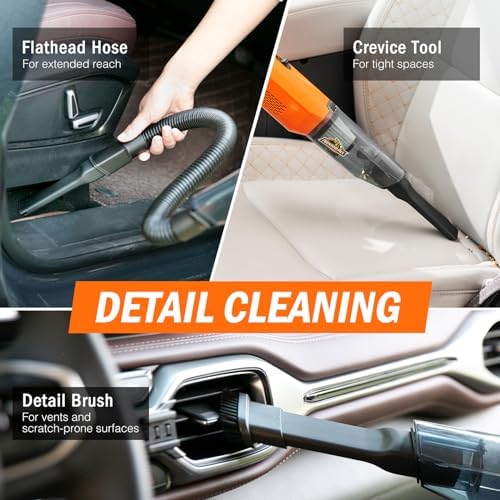 Armor All AA12V2 0903 Car Vac, Compact, Orange (Pack of 6) - Image 3