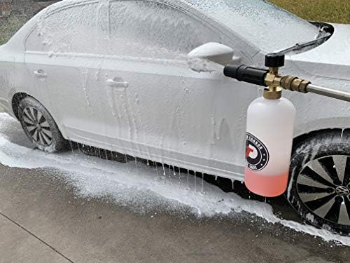 Tool Daily Foam Cannon with 1/4 Inch Quick Connector, 1 Liter, 5 Pressure Washer Nozzle Tips - Image 5