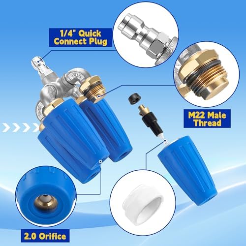 4-in-1 Turbo Nozzle Pressure Washer, 1/4" Quick Connect, 4-6 GPM - Image 4