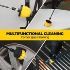 Holikme 8Pc Drill Brush Set - Scrub Brushes with Extension for Home Clean - Image 4