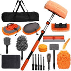 Complete Car Wash Kit with 60inch Heavy-Duty Extension Pole by Unknown
