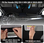 Sunshade for Honda CRV 2017-2022 Sun Shade Fit HR-V CR-V LX EX EX-L, Sport Hybrid, Sport Touring Hybrid SUV Accessories Front Window Shield Sun Visor Protector Foldable Windshield Cover Block UV Rays - Image 3