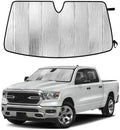 EcoNour Foldable Sun Shade Fit for Dodge Ram 1500 2019-2024 2025 2026 by EcoNour