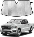 EcoNour Foldable Sun Shade Fit for Dodge Ram 1500 2019-2024 2025 2026 by EcoNour