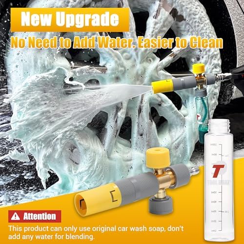 Tool Daily Foam Cannon, Small Foam Cannon for Pressure Washer - Image 2