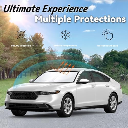 Windshield Sun Shade for 2023 2024 2025 2026 Honda Accord - Image 3