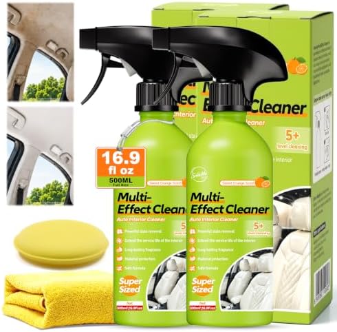 Car Interior Polish Ceiling Foam Headliner Roof Fabric Cleaner Spray Kit by SNOWLILY