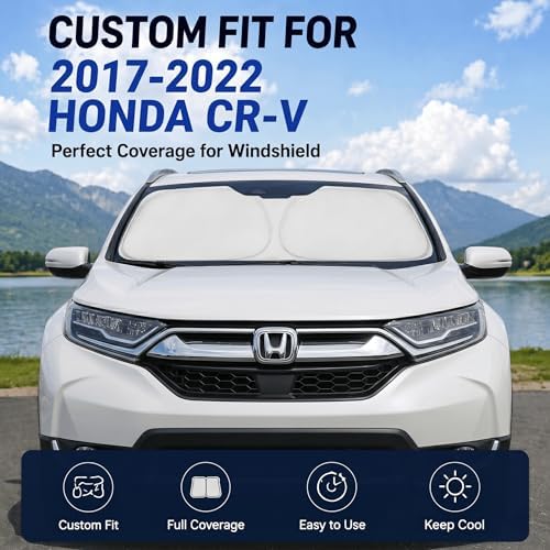 Custom Fit Windshield Sun Shade for Honda CRV CR-V 2017-2022 - Image 2