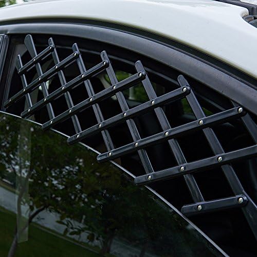 XianghuangTechnology Window Pet Gate, Universal Pet Dog Puppy Ventilation Grill Mesh Vent Guard Safe Car Window Protection Mesh for Cars, Trucks & SUV - 2 Pack - Image 2