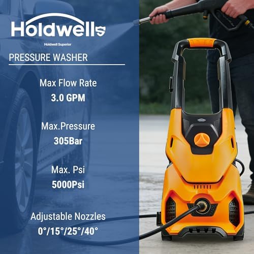 HoldwellS 2026 New P*ressure Washer 5000 Max PSI, 33FT Hose - Image 2