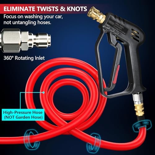 Short Pressure Washer Gun with 360° Swivel - Image 2