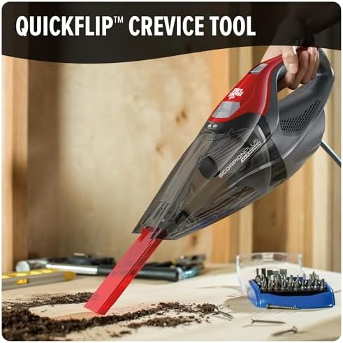 Dirt Devil Scorpion Plus Handheld Vacuum Cleaner,Powerful Suction,Lightweight,Includes Pivoting Stair and Upholstery Tool,Crevice Tool,Corded Portable Vacuum Cleaner,(Pack of 2) - Image 4