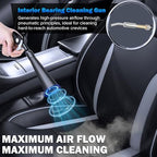 Dry Cleaning Gun,High-Pressure Air Blow Gun,Car Cleaning Gun,Air Nozzle Blow Gun, Car Air Blow Gun with 2 Nozzles,Works with Air Compressor and Quickly removes Surface Dirt and dust - Image 5