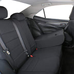 EKR Car Seat Covers for Subaru Crosstrek 2018-2023,Neoprene Full Set | Custom Fit for Subaru Crosstrek & Hybrid 2018-2023 (Rear W/ Armrest),Airbag Compatible,Easy Clean,Neoprene (Black) - Image 5