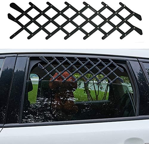 XianghuangTechnology Window Pet Gate, Universal Pet Dog Puppy Ventilation Grill Mesh Vent Guard Safe Car Window Protection Mesh for Cars, Trucks & SUV - 2 Pack - Image 4