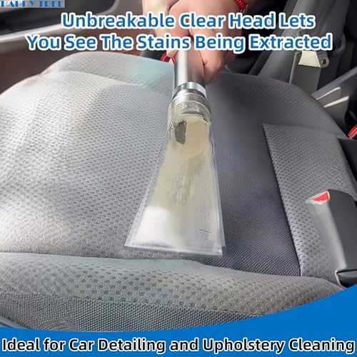 Happy Tree Universal Fit All Brands' Shop Vac Extractor Hose Kit Adapter Wet-Dry Extraction Accessory for Upholstery & Carpet Cleaning Auto Detailing Wet Vaccum Accessories with 25 Feet Water Hose - Image 4
