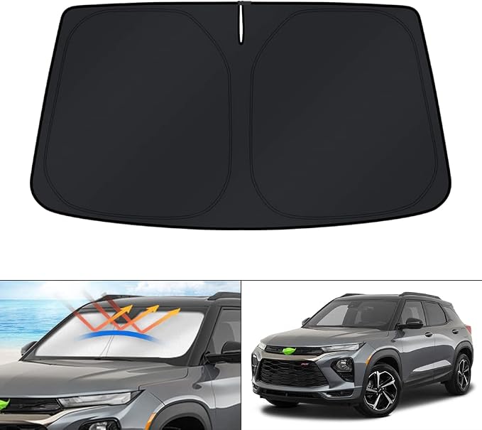 KUST Windshield Sun Shade for Chevrolet Chevy Trailblazer 2021-2025 2026 Accessories Sunshade Window Visor Protector Blocks UV Rays Keep Car Cooler by KUST