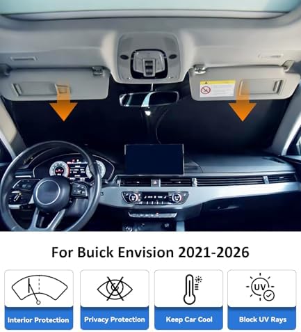 Windshield Sun Shade for Buick Envision 2021-2026 Accessories - Image 2