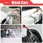 Car Wash Foam Gun, Car Wash Sprayer with Adjustable Foam Dial Foam Nozzle, Foam Cannon Attachs to Any Garden Hose, Durable 5/8" and 3/4" Brass Joint Soap Gun for Home Garden Use - Image 6