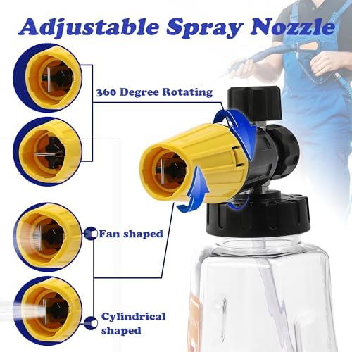 Tool Daily Pressure Washer Foam Cannon with Dual-Connector Accessory - Image 6