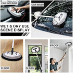 62" Car Wash Brush kit with Long Handle & Scratch-Free Refill Head - Image 6