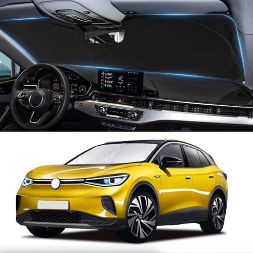 Windshield Sun Shade for 2021-2024 2025 2026 VW Volkswagen ID.4 Sunshade by INSAUTO