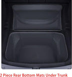 Full Cover Frunk Mat & Rear Lower Trunk Storage & Inner Storage Mat Compatible with Tesla Model Y 2026 Juniper (Not fit Standard)– Full Coverage, Non-Slip, Easy Clean(Black) - Image 3