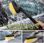 Magnetic Attachment Cleaning Kit for Portable Pressure Washers Includes Foam Sponge Head, Stiff Bristle Brush, Soap Dispenser and Quick-Connect Adapter for Car, Outdoor & Home Use - Image 3