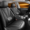 Fit Liberty Car Seat Covers Compatible with Jeep Liberty 2002-2010 2011 2012.Full Coverage Waterproof Leather,Compatible with Airbag,All - Weather Seat Cushion Protector(2 Front,Black) by Unknown