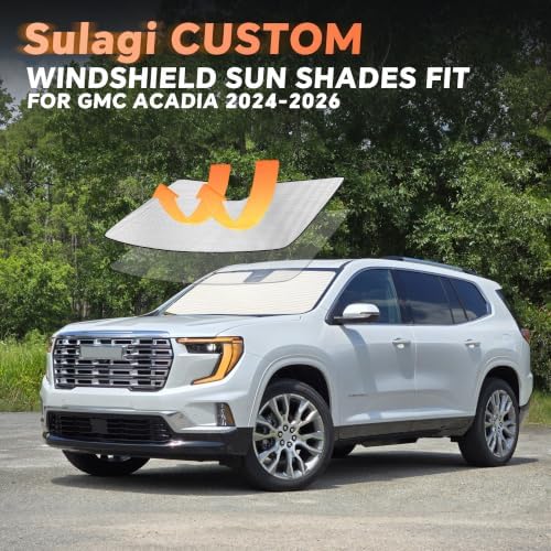 Windshield Sun Shade for GMC Acadia 2024-2026 - Image 6