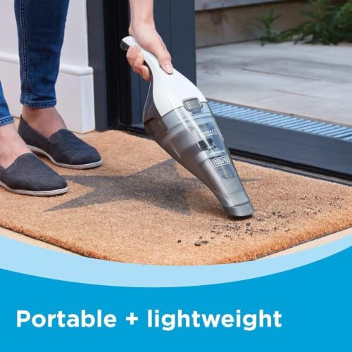 BLACK+DECKER dustbuster Cordless Handheld Vacuum, Portable Car Vacuum Cordless Rechargeable, Wall Mount, Strong Suction QuickClean (HNVC215B10) - Image 5