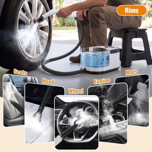 Steam Cleaner, 15s Fast Heat-Up Handheld Steam Cleaner for Home & Car - Image 6