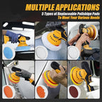 Cordless Car Polisher for Car Detailing Compatible, Yellow - Image 5