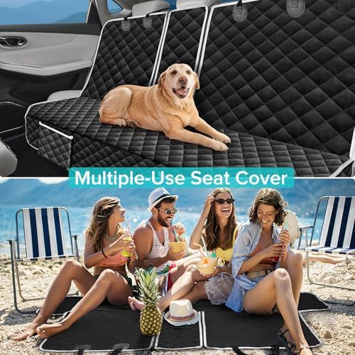 Dog Car Seat Cover for Volvo XC40 XC60 S60 S90 Back Seat 2027 2026 2025 | 2024-2000 Rear Seat Accessories, Waterproof Pet Bench Backseat Covers with Non-Slip Backing - Image 7