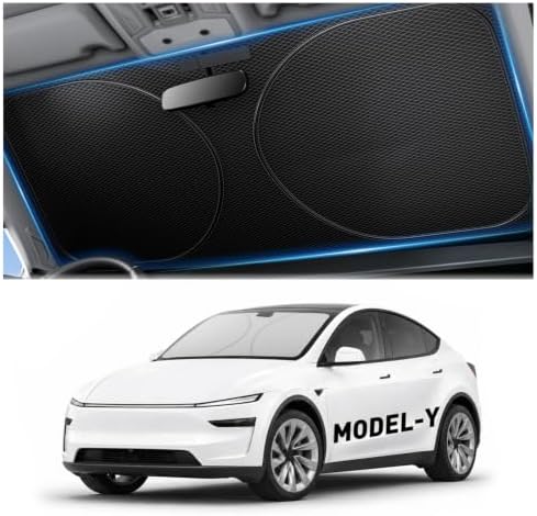Zanch Windshield Sun Shade for Tesla Y 2020-2026 by Zanch
