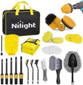 Nilight 27PCS Car Detailing Kit for Interior Exterior Car Care, Yellow by Nilight