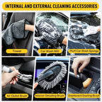 40 Pcs Car Detailing Kit Interior, Tote Includes Premium Drill Brush - Image 7