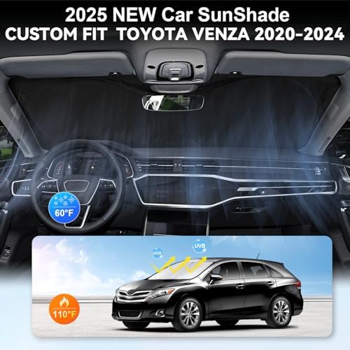 Windshield Sunshade for 2021-2025 2026 Toyota Venza Window Shield - Image 2