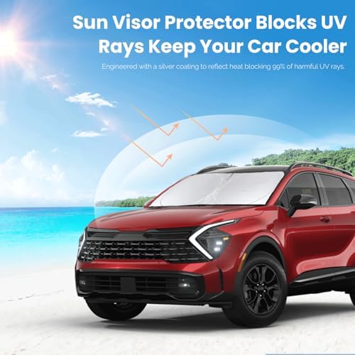 Windshield Sunshade for 2022-2024 2025 2026 KIA Sportage Window Shades - Image 5