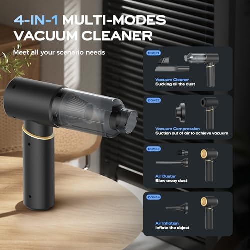 BSRCO Car Vacuum Portable Cordless – 15KPa Handheld Vacuum Cordless - Image 5