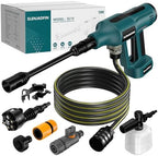 SLENJADFIN Cordless Portable Washer Compatible with Makita 18V Battery, Portable Handheld Cleaning Tool with Brushless Motor, 6-in-1 Nozzle, 4 Level Adjustable for Car Floor Fence Wall (Tool only) by SLENJADFIN