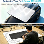 Car Windshield Sun Shade for Ford Escape 2013-2026 - Image 3