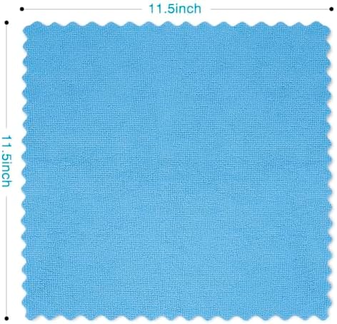 Orighty Microfiber Cleaning Cloth Bulk, 50 Pack Shop Towels 12x12 in, Blue - Image 6