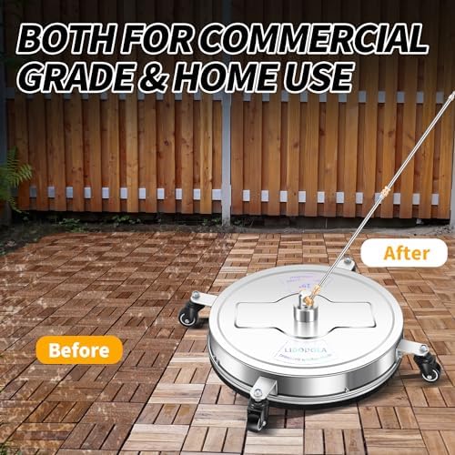 LidoDola 19'' Pressure Washer Surface Cleaner, Power Washer Accessory - Image 6
