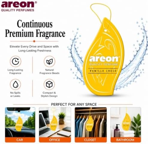 AREON MON Vanilla Choco Scent Hanging Car Air Freshener Pack of 12 - Image 5