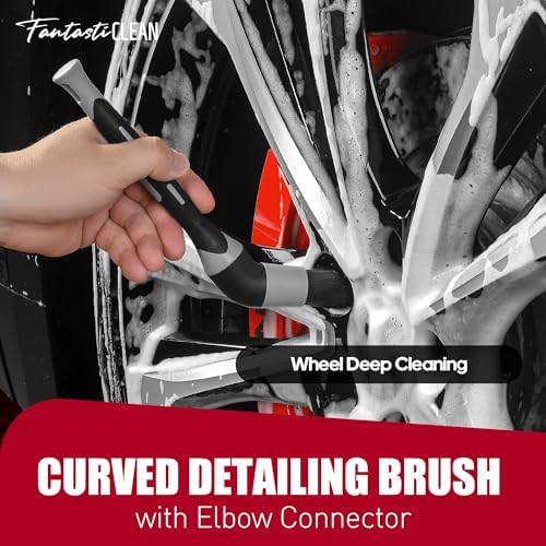 Fantasticlean 7PCS Wheel Tire Brush Kit for Car Detailing Cleaning - Image 5